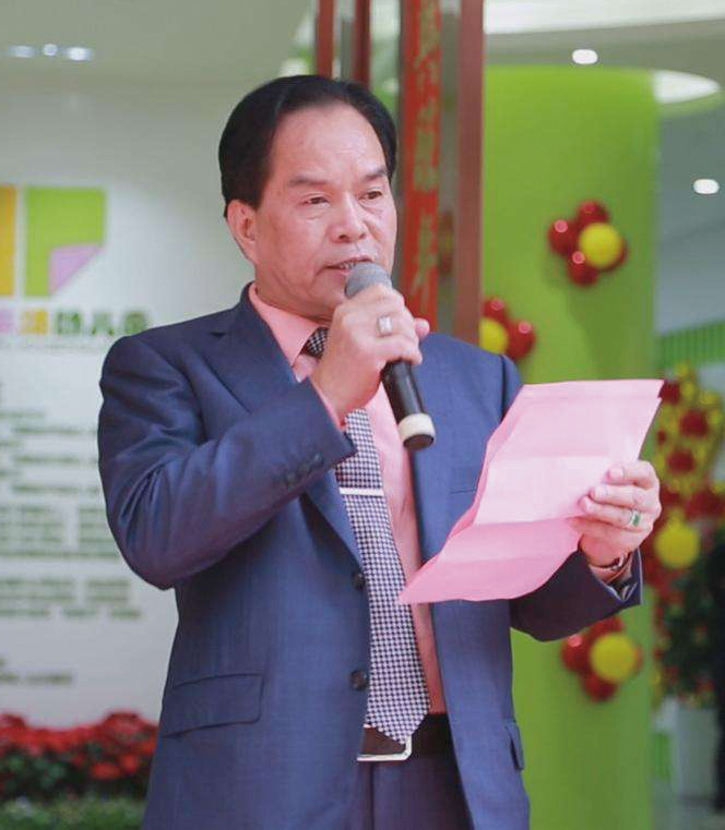 侯昌财在庆典活动上致辞